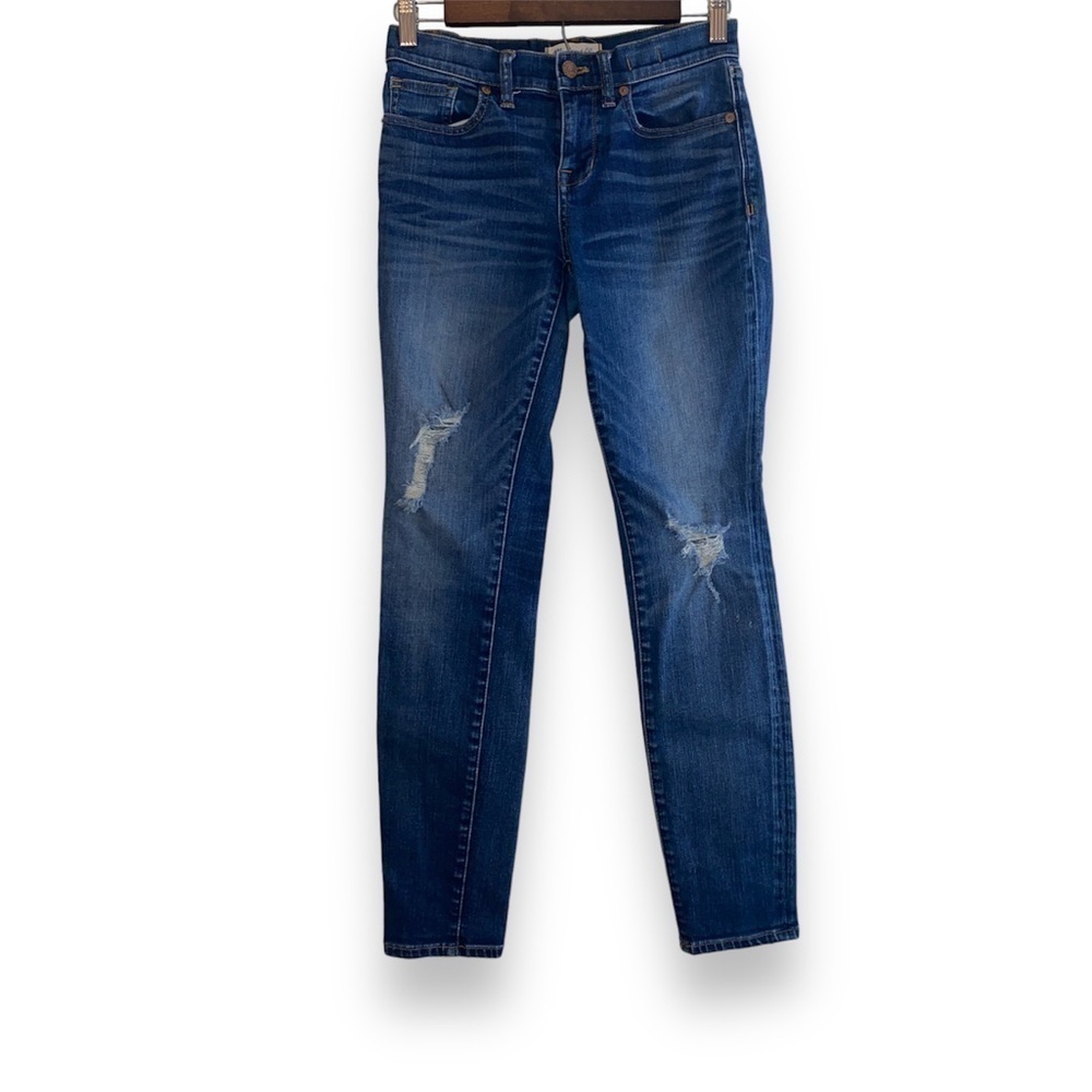 Madewell distressed skinny skinny jeans SIZE 26